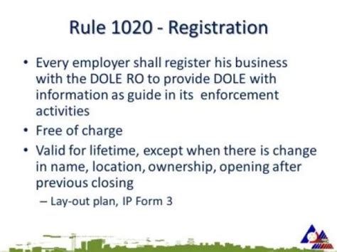 how to check if company is registered in dole|DOLE.